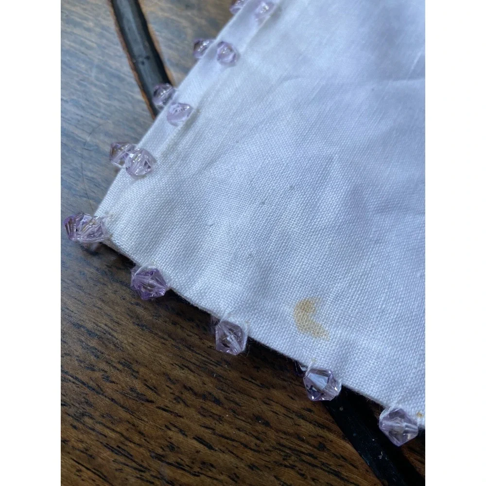 Pottery Barn 2 Placemats White Cotton Double Sided19